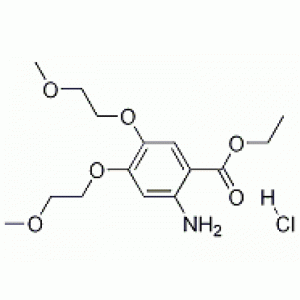 4,5-二(2-甲氧基乙氧基)-2-氨基苯甲酸乙酯盐酸盐